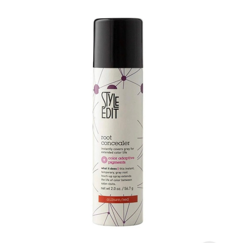 Style Edit Root Concealer Non-Permanent Touch Up Spray Auburn Red 2oz NEW